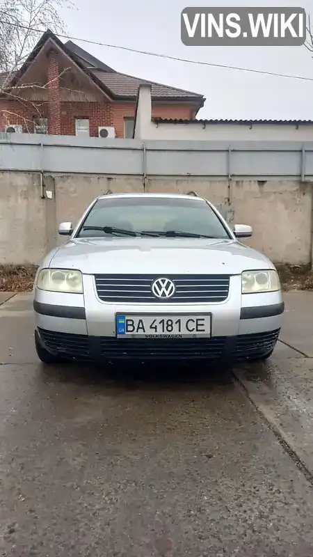 Универсал Volkswagen Passat 2001 1.6 л. Ручная / Механика обл. Кировоградская, Долинская - Фото 1/10