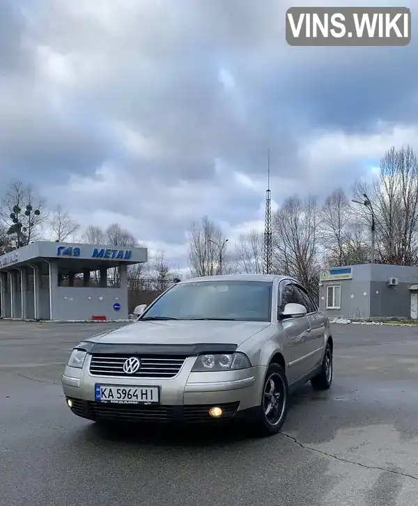 Седан Volkswagen Passat 2005 1.98 л. Автомат обл. Київська, Обухів - Фото 1/16