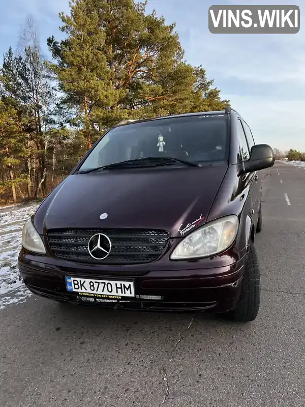 Минивэн Mercedes-Benz Vito 2004 2.15 л. Ручная / Механика обл. Ровенская, Рокитное - Фото 1/8