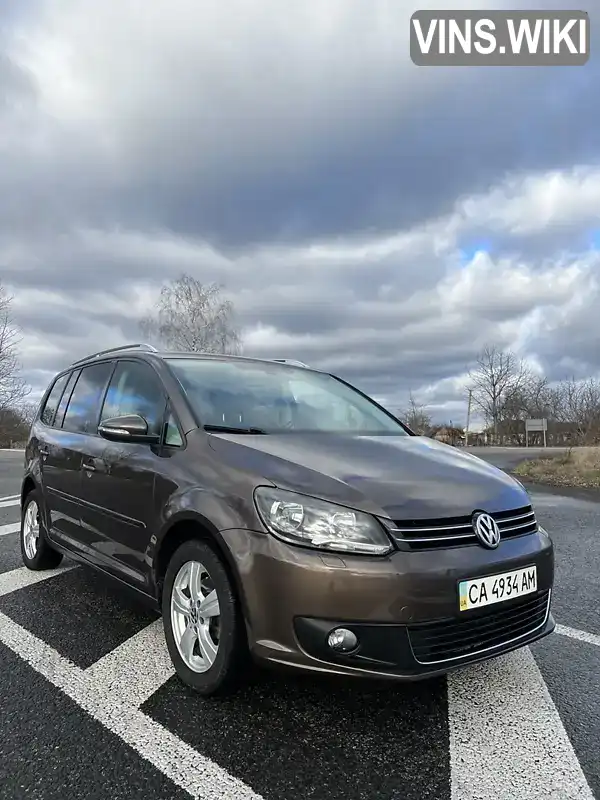 Мінівен Volkswagen Touran 2015 1.97 л. Автомат обл. Черкаська, Сміла - Фото 1/21