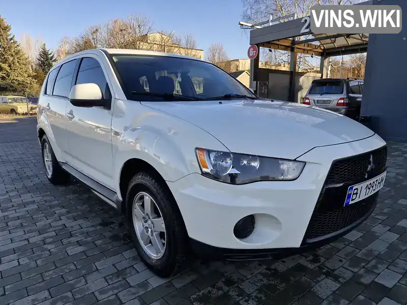 Позашляховик / Кросовер Mitsubishi Outlander 2011 2.27 л. Ручна / Механіка обл. Полтавська, Миргород - Фото 1/21