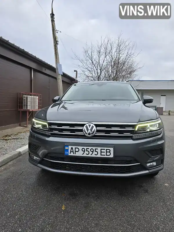 Позашляховик / Кросовер Volkswagen Tiguan 2018 1.97 л. Автомат обл. Запорізька, Запоріжжя - Фото 1/21