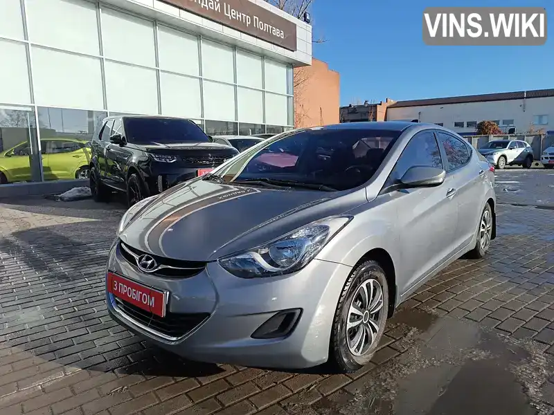 Седан Hyundai Elantra 2012 1.59 л. Ручна / Механіка обл. Полтавська, Полтава - Фото 1/21