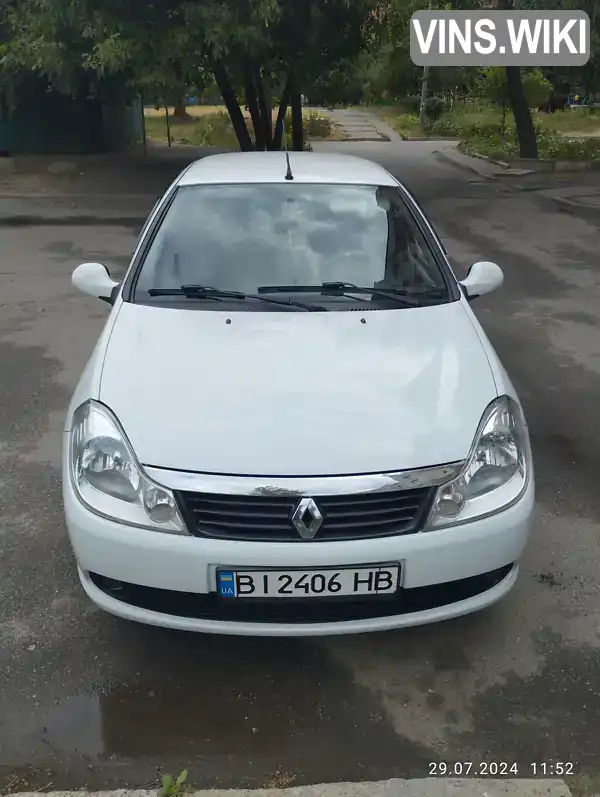 Седан Renault Symbol 2012 1.39 л. Ручна / Механіка обл. Полтавська, Полтава - Фото 1/10