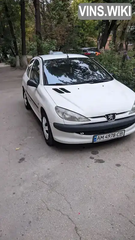 Хетчбек Peugeot 206 2002 1.9 л. Ручна / Механіка обл. Житомирська, Житомир - Фото 1/5