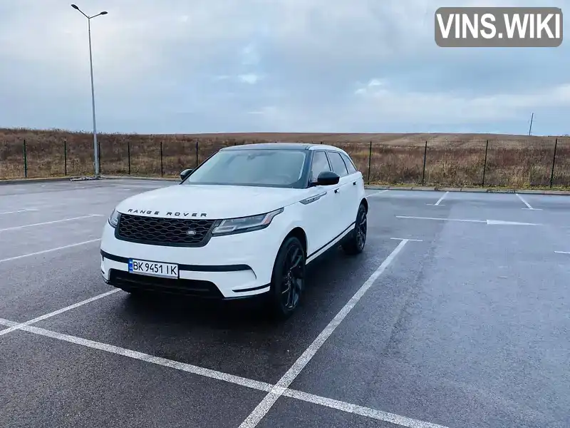 Позашляховик / Кросовер Land Rover Range Rover Velar 2017 2 л. Автомат обл. Рівненська, Рівне - Фото 1/21