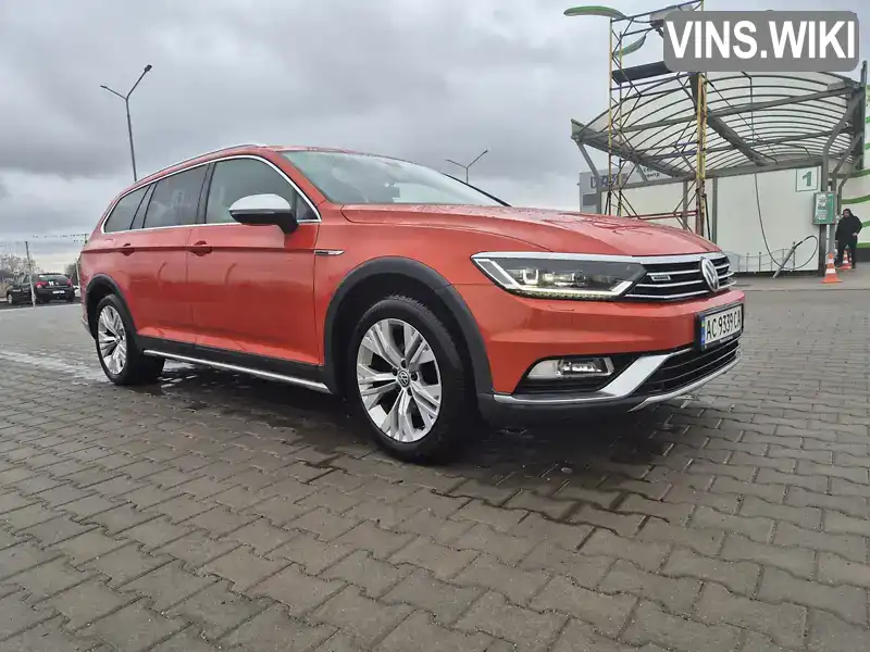 Універсал Volkswagen Passat Alltrack 2016 1.97 л. Автомат обл. Волинська, Нововолинськ - Фото 1/21