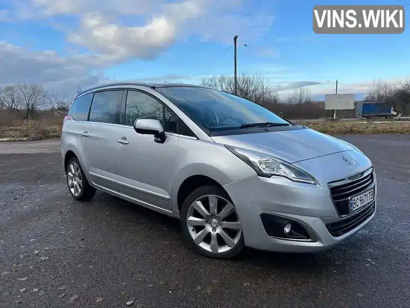 Микровэн Peugeot 5008 2015 1.56 л. Автомат обл. Львовская, Червоноград - Фото 1/21