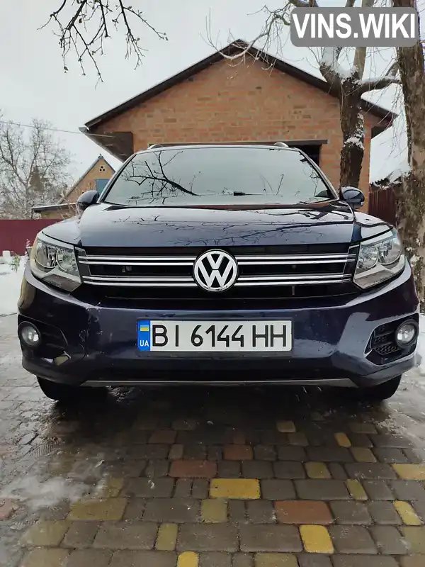 Позашляховик / Кросовер Volkswagen Tiguan 2014 1.98 л. Автомат обл. Полтавська, Гадяч - Фото 1/21