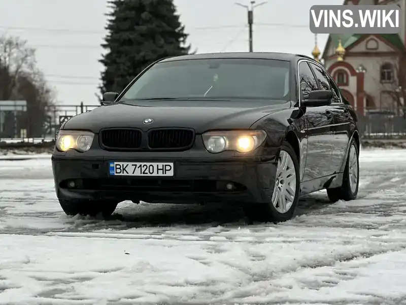 Седан BMW 7 Series 2004 3 л. Автомат обл. Ровенская, Дубно - Фото 1/21