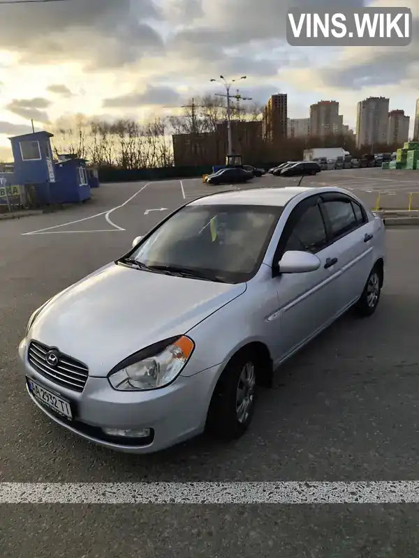 Седан Hyundai Accent 2007 1.4 л. Ручна / Механіка обл. Київська, Київ - Фото 1/21