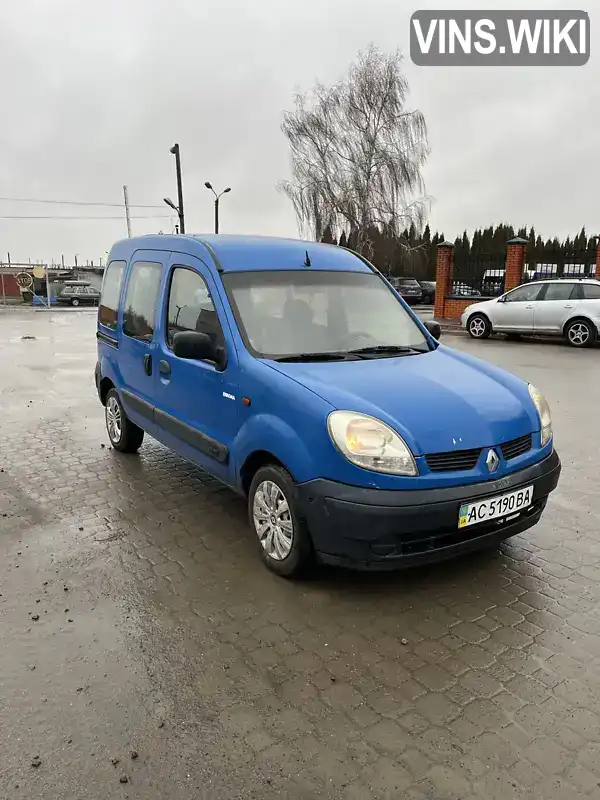 Мінівен Renault Kangoo 2004 null_content л. Ручна / Механіка обл. Волинська, Луцьк - Фото 1/11