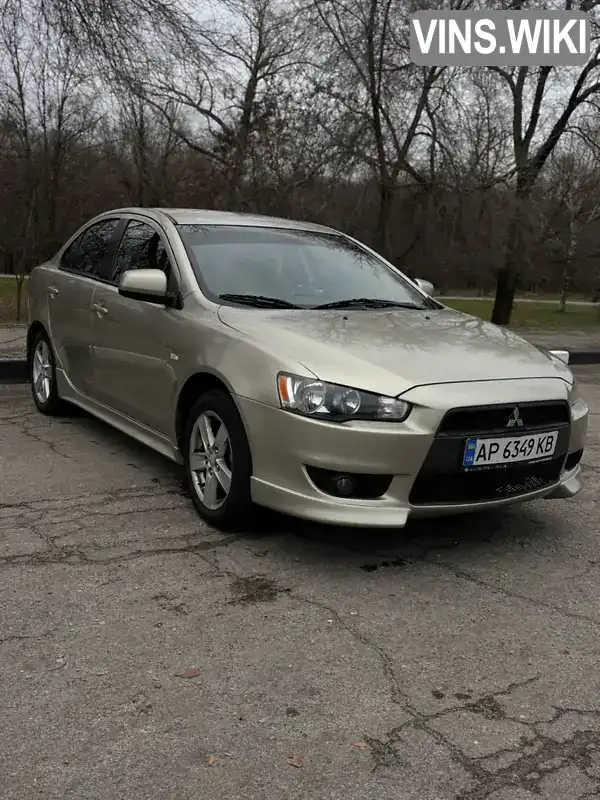 Седан Mitsubishi Lancer 2008 2 л. Ручна / Механіка обл. Запорізька, Запоріжжя - Фото 1/12