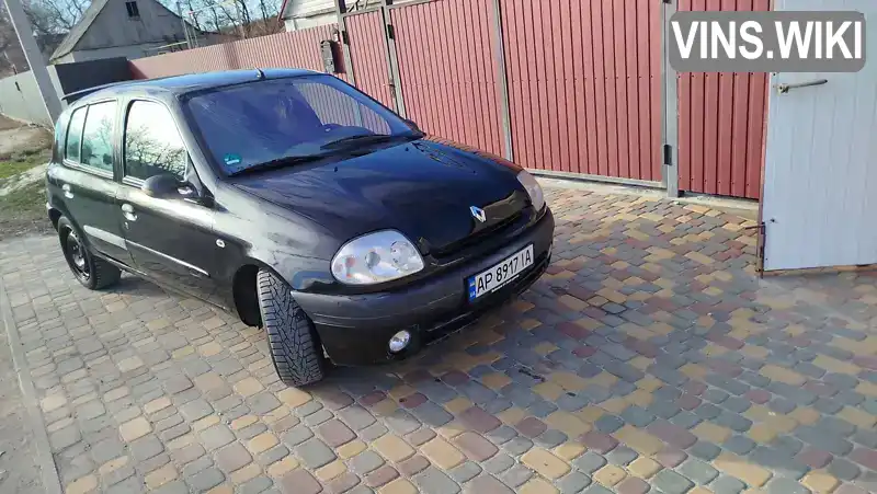 Хетчбек Renault Clio 2001 1.15 л. обл. Запорізька, Запоріжжя - Фото 1/13