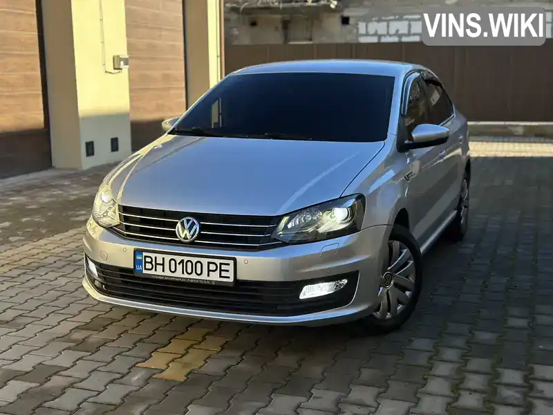 Седан Volkswagen Polo 2016 1.6 л. Автомат обл. Одеська, Ізмаїл - Фото 1/21