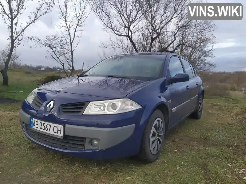 Седан Renault Megane 2006 1.6 л. Ручна / Механіка обл. Вінницька, Тульчин - Фото 1/21