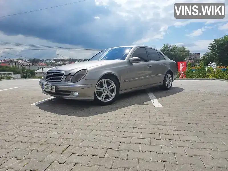 Седан Mercedes-Benz E-Class 2003 3.2 л. Типтронік обл. Чернівецька, Чернівці - Фото 1/10