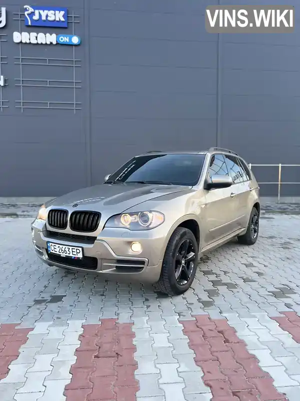 Позашляховик / Кросовер BMW X5 2008 3 л. Автомат обл. Чернівецька, Путила - Фото 1/21