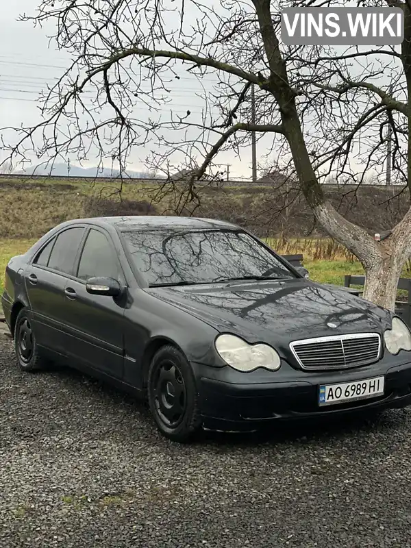 Седан Mercedes-Benz C-Class 2002 2.15 л. Ручна / Механіка обл. Закарпатська, Ужгород - Фото 1/8