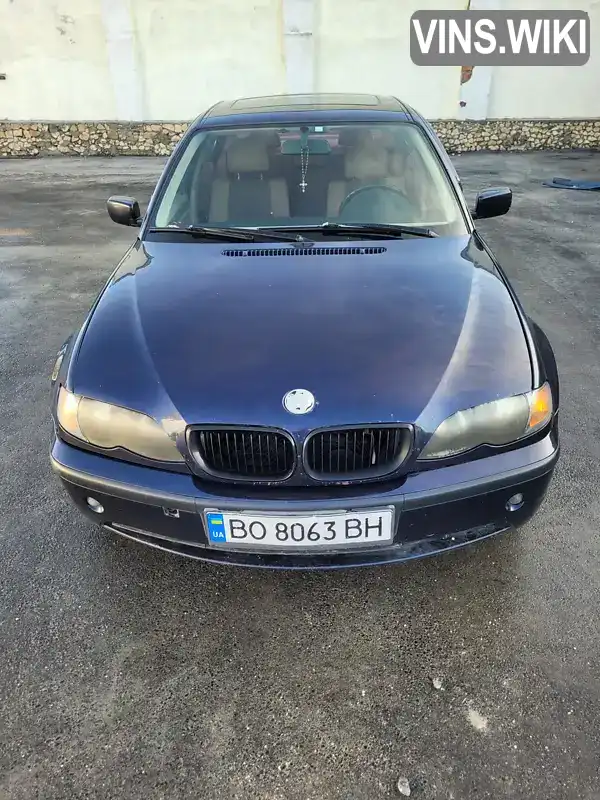 Седан BMW 3 Series 2002 null_content л. Автомат обл. Тернопільська, Збараж - Фото 1/16