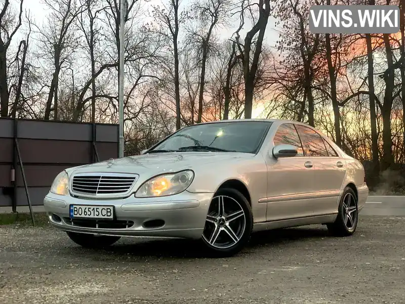 Седан Mercedes-Benz S-Class 1999 4.97 л. Типтронік обл. Тернопільська, Тернопіль - Фото 1/21