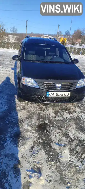 Седан Dacia Logan 2010 1.6 л. Ручна / Механіка обл. Черкаська, Черкаси - Фото 1/8