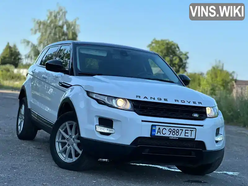 Позашляховик / Кросовер Land Rover Range Rover Evoque 2013 2.18 л. Автомат обл. Волинська, Луцьк - Фото 1/21