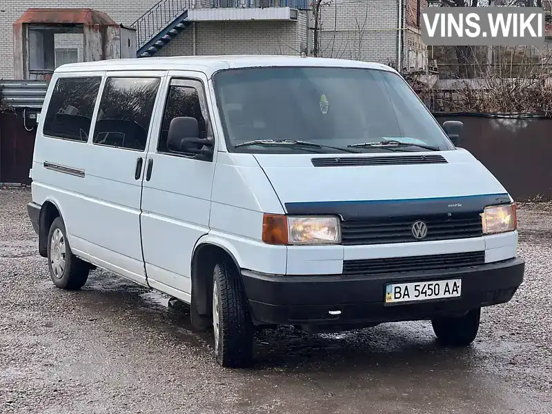 Мінівен Volkswagen Transporter 1993 2.4 л. Ручна / Механіка обл. Кіровоградська, Кропивницький (Кіровоград) - Фото 1/11