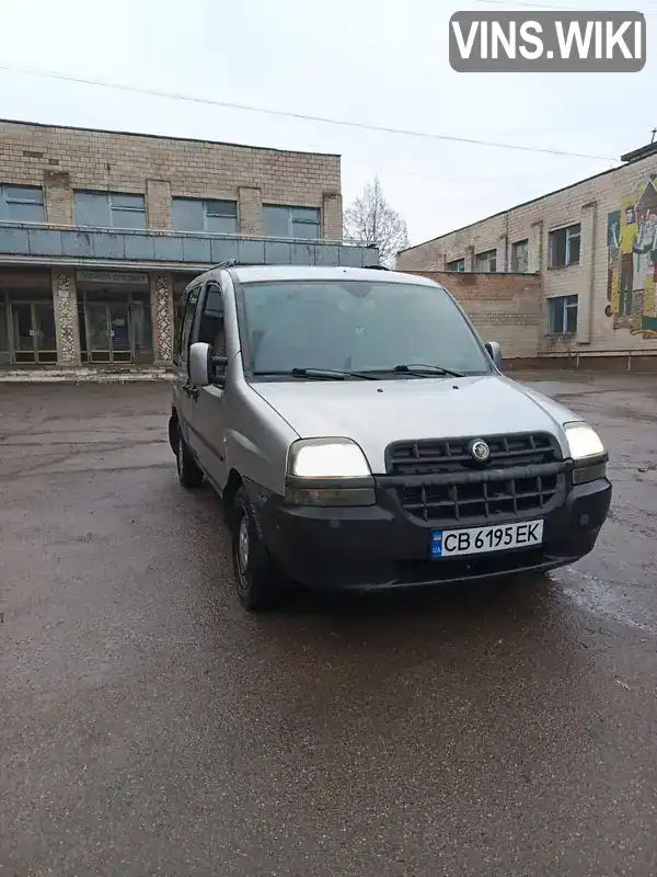 Мінівен Fiat Doblo 2004 1.9 л. Ручна / Механіка обл. Чернігівська, Ніжин - Фото 1/14