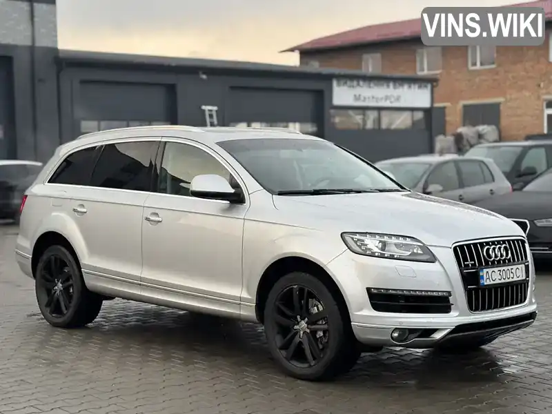 Позашляховик / Кросовер Audi Q7 2012 3 л. Автомат обл. Волинська, Луцьк - Фото 1/21