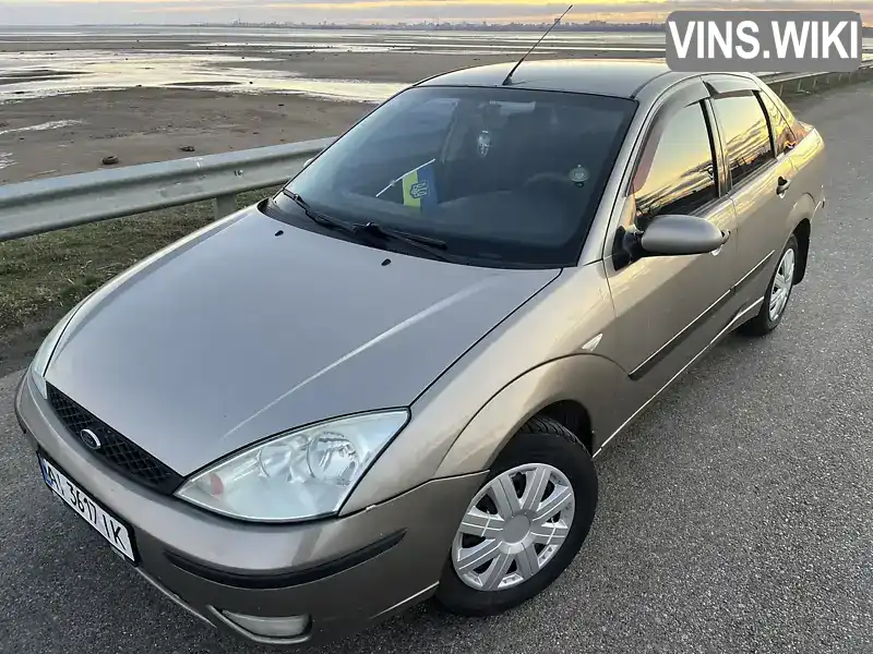 Седан Ford Focus 2003 1.6 л. Автомат обл. Черкаська, Черкаси - Фото 1/21