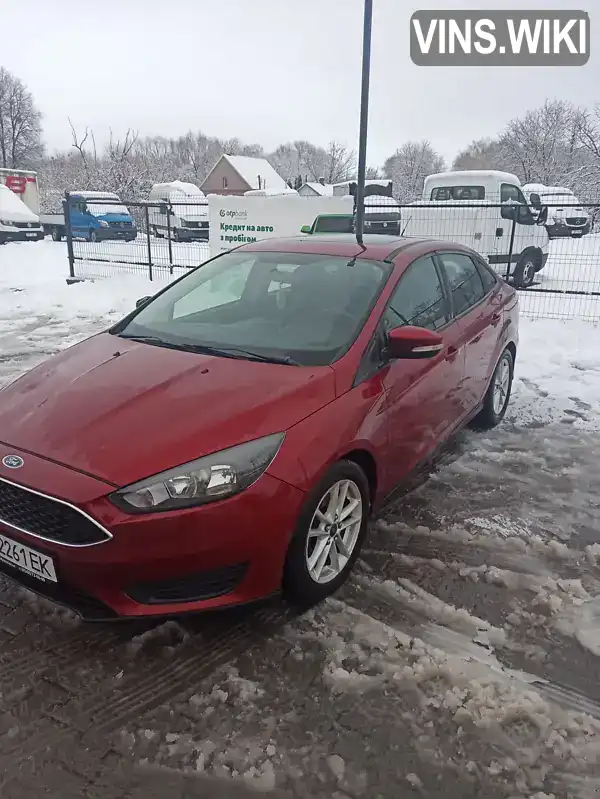 Седан Ford Focus 2015 2 л. Автомат обл. Хмельницкая, Хмельницкий - Фото 1/21