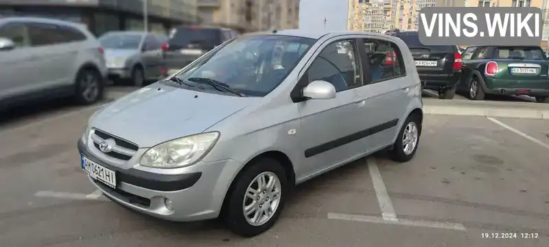 Хетчбек Hyundai Getz 2006 1.49 л. Ручна / Механіка обл. Житомирська, Бердичів - Фото 1/21