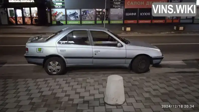 Седан Peugeot 405 1988 1.58 л. Ручна / Механіка обл. Івано-Франківська, Бурштин - Фото 1/11