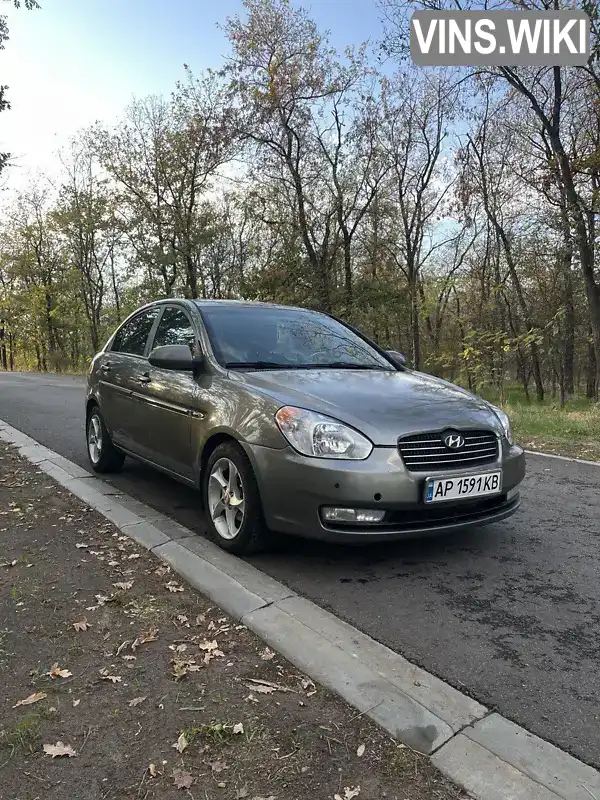 Седан Hyundai Accent 2008 1.4 л. Автомат обл. Запорізька, Запоріжжя - Фото 1/15