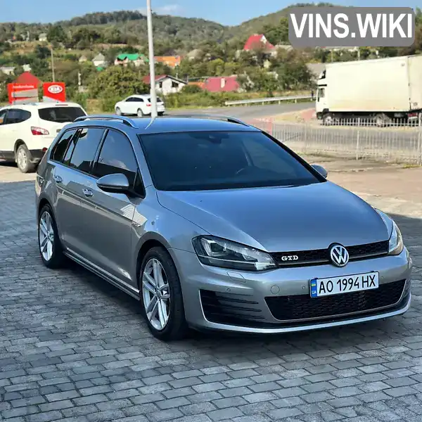 Універсал Volkswagen Golf GTD 2016 2 л. Ручна / Механіка обл. Закарпатська, Іршава - Фото 1/21