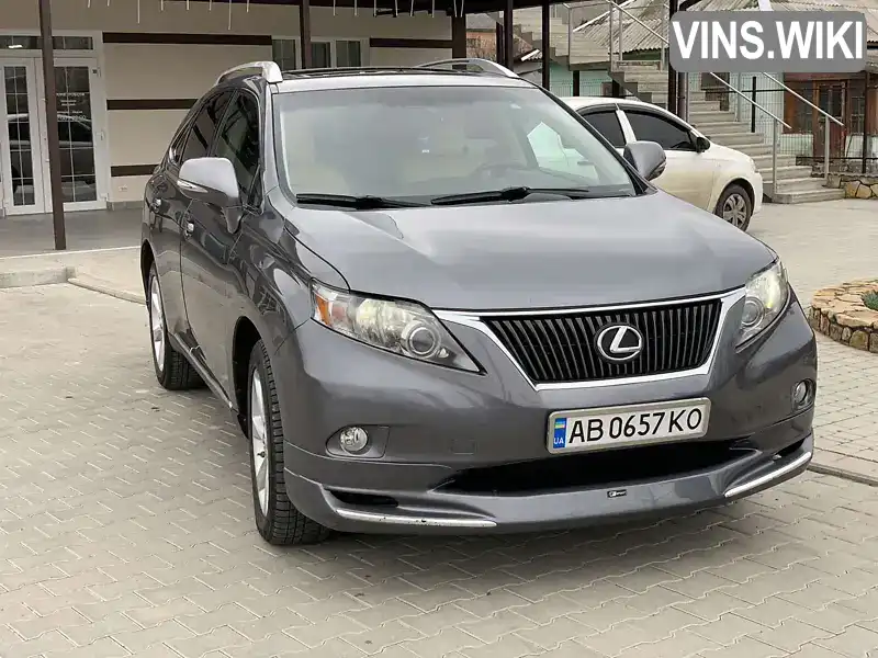 Позашляховик / Кросовер Lexus RX 2012 3.46 л. Автомат обл. Вінницька, Вінниця - Фото 1/21