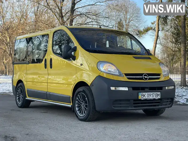 Мінівен Opel Vivaro 2004 1.87 л. обл. Волинська, Луцьк - Фото 1/21