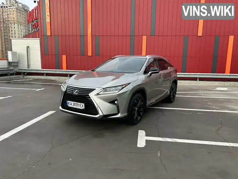 Позашляховик / Кросовер Lexus RX 2019 2 л. Автомат обл. Київська, Київ - Фото 1/21