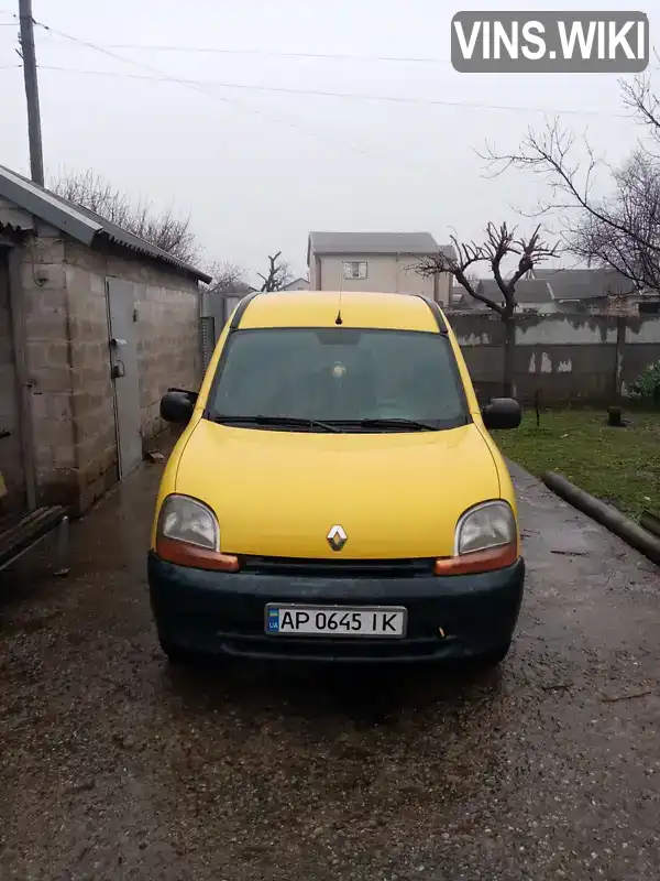 Мінівен Renault Kangoo 2001 1.87 л. Ручна / Механіка обл. Запорізька, Запоріжжя - Фото 1/5