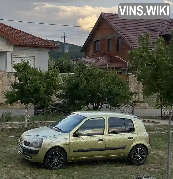 Хетчбек Renault Clio 2003 1.46 л. Ручна / Механіка обл. Закарпатська, Ужгород - Фото 1/6