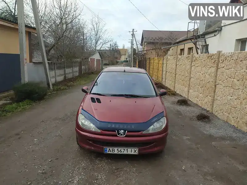 Хетчбек Peugeot 206 2001 1.9 л. Ручна / Механіка обл. Вінницька, Вінниця - Фото 1/8