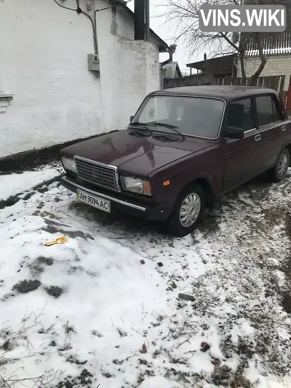 Седан ВАЗ / Lada 2107 2006 1.45 л. Ручна / Механіка обл. Київська, Сквира - Фото 1/9