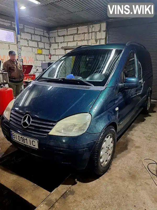 Мінівен Mercedes-Benz Vaneo 2002 1.7 л. Ручна / Механіка обл. Полтавська, Шишаки - Фото 1/12