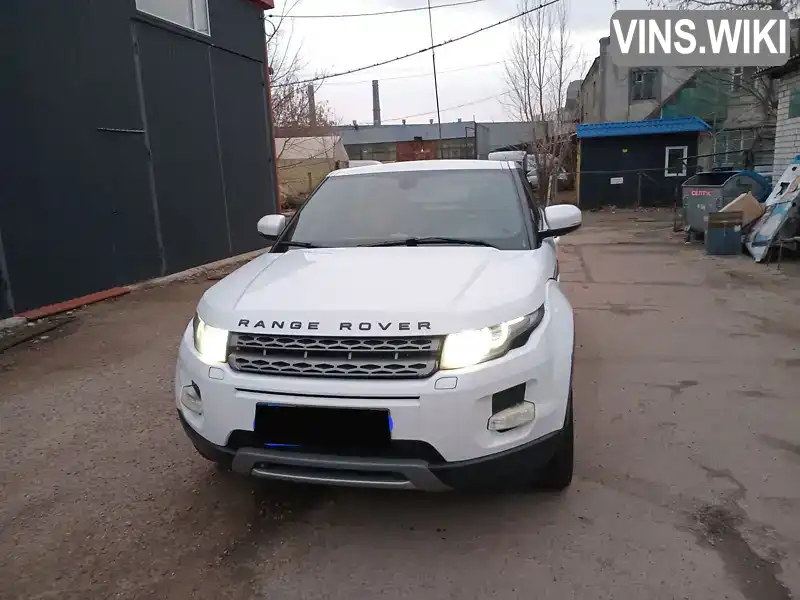 SALVA2BDXCH684858 Land Rover Range Rover Evoque 2012 Позашляховик / Кросовер 2.18 л. Фото 1