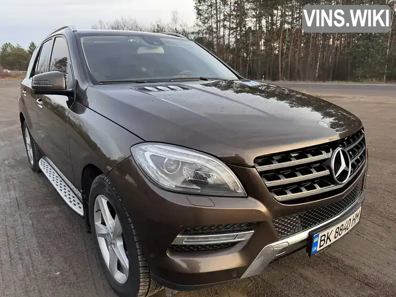 Позашляховик / Кросовер Mercedes-Benz M-Class 2014 2.99 л. Автомат обл. Рівненська, Сарни - Фото 1/21