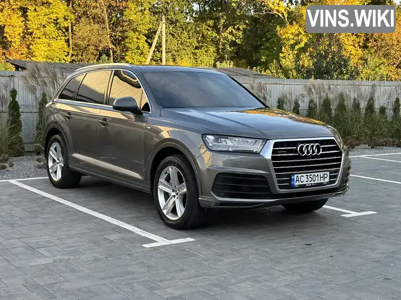 Позашляховик / Кросовер Audi Q7 2016 3 л. Автомат обл. Волинська, Луцьк - Фото 1/21