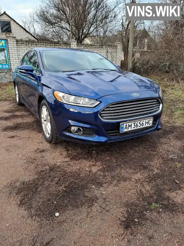 Седан Ford Fusion 2015 2.49 л. Автомат обл. Житомирська, Житомир - Фото 1/18