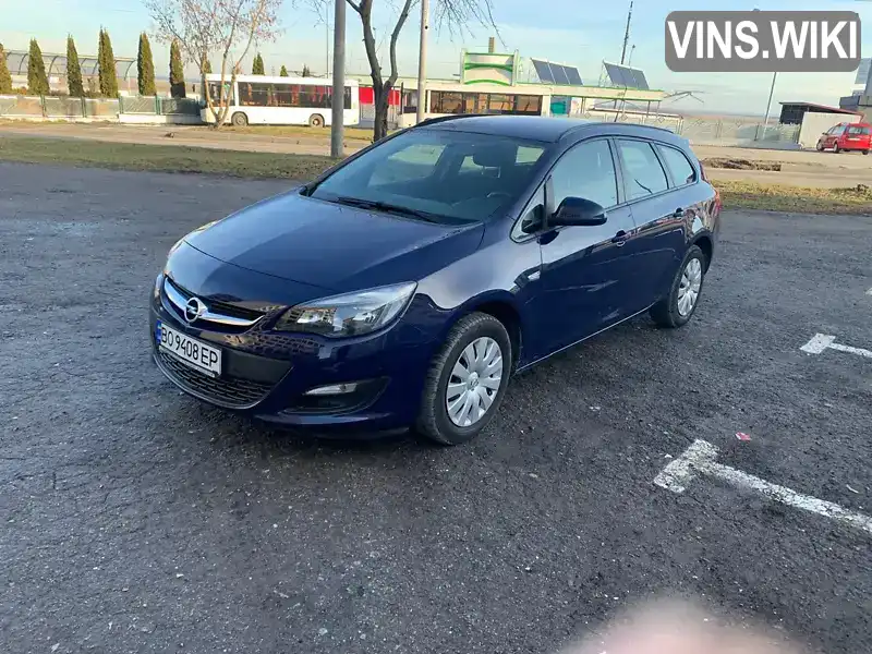 Універсал Opel Astra 2014 1.6 л. Ручна / Механіка обл. Тернопільська, Тернопіль - Фото 1/21