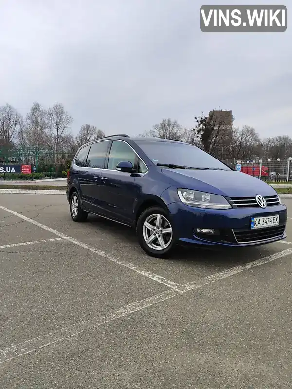 Мінівен Volkswagen Sharan 2011 1.97 л. Автомат обл. Київська, Київ - Фото 1/20